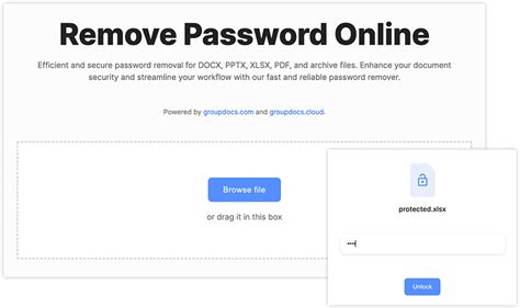 excel password remover online free|Unlock your password protected Excel files online for FREE!.